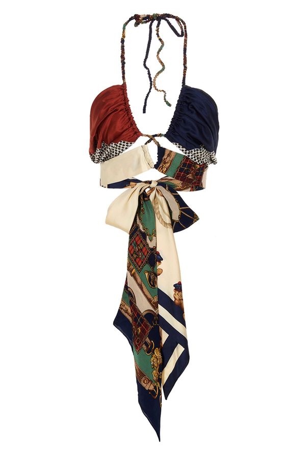  1/off Top 'designer Scarf' 