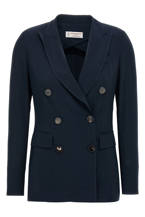  Alberto Biani Double-breasted Blazer 