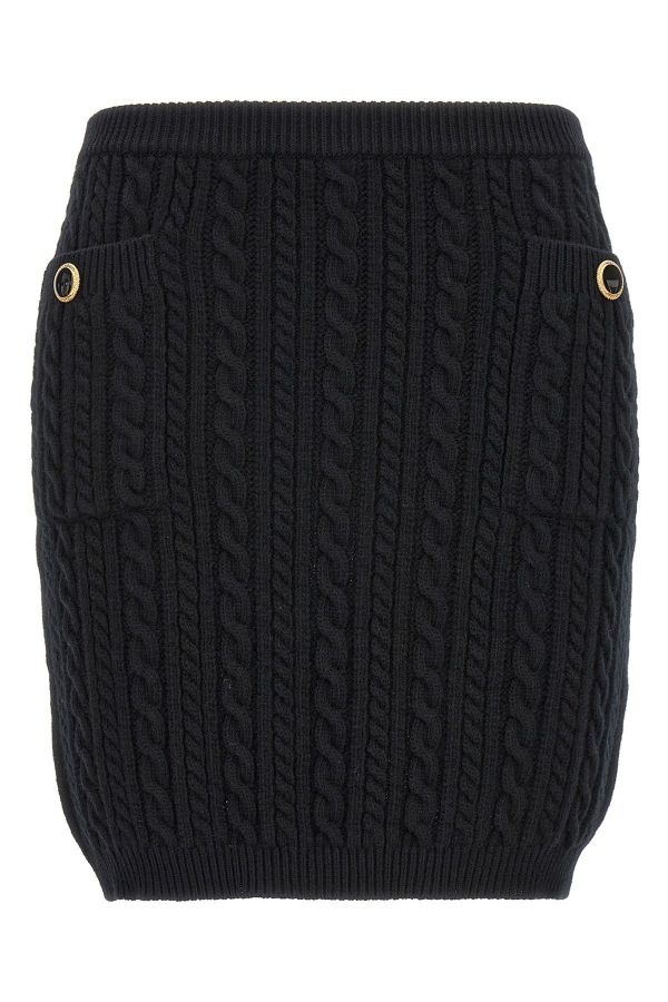  Alessandra Rich Button Skirt 
