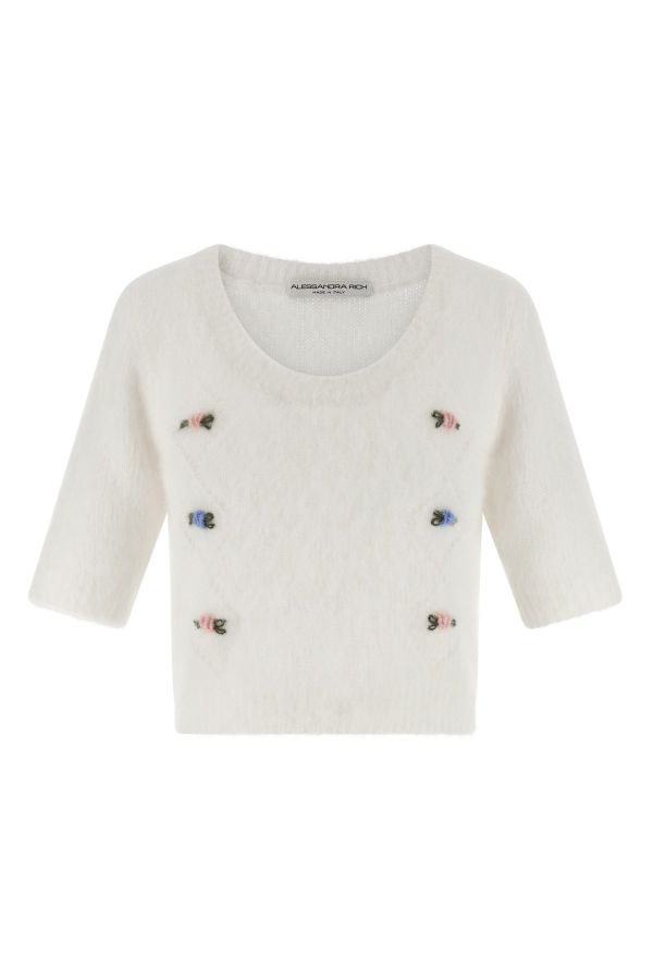  Alessandra Rich 'carded Mohair' Sweater 