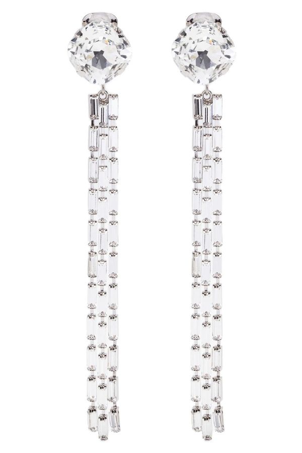  Alessandra Rich Fringed Earrings 