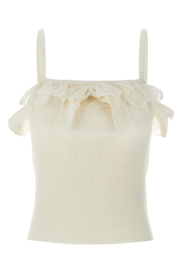  Alessandra Rich Ruffle Top 