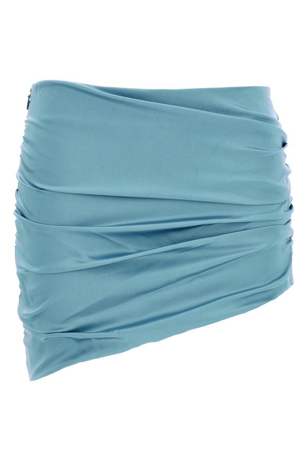  Alessandra Rich Satin Mini Skirt 