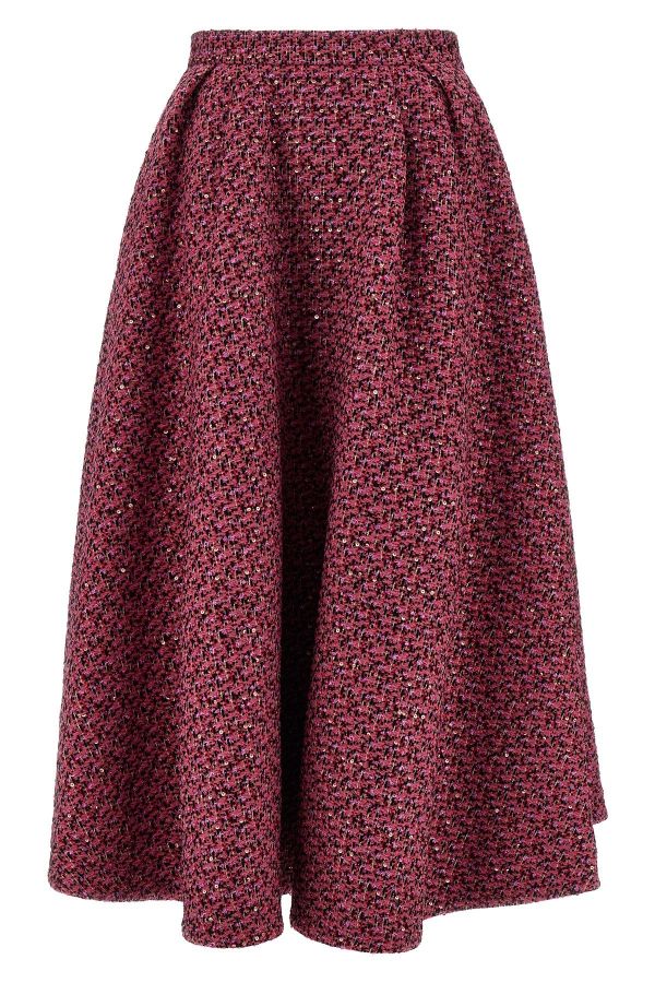  Alessandra Rich Tweed Skirt 
