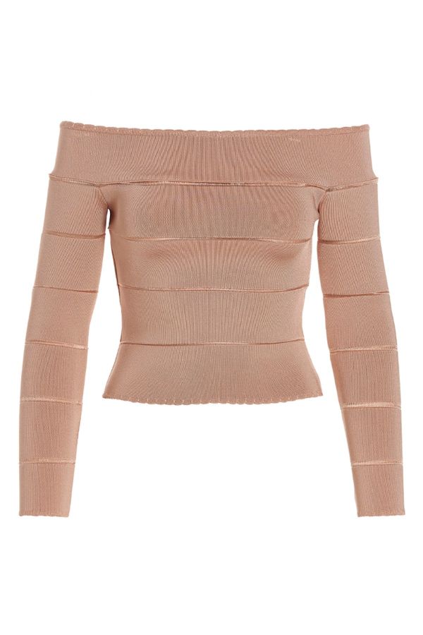  Alexandre Vauthier Off-shoulder Top 