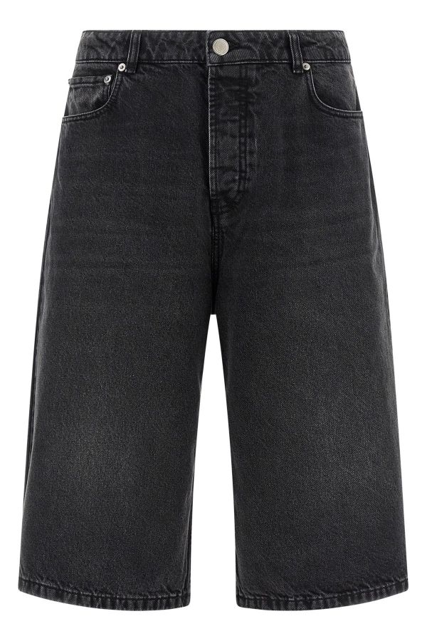  Ami Paris Denim Bermuda Shorts 