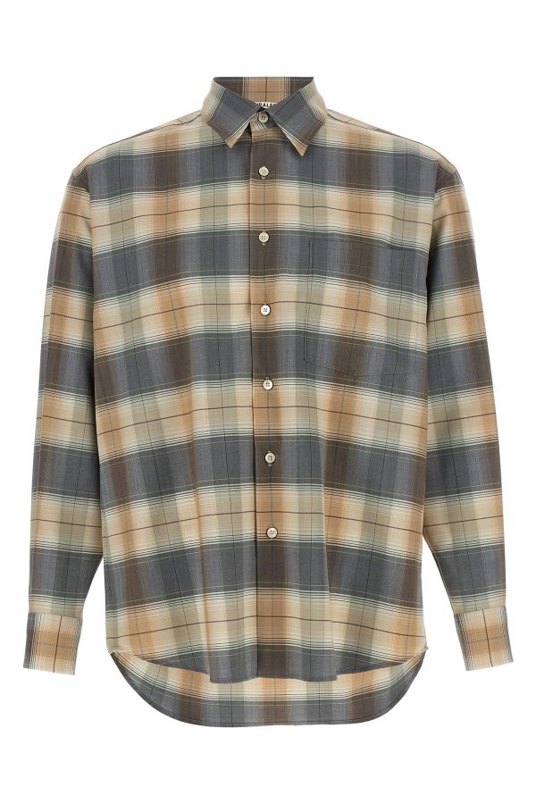  Auralee Check Shirt 