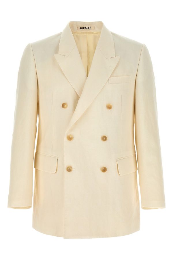  Auralee Double-breasted Blazer 
