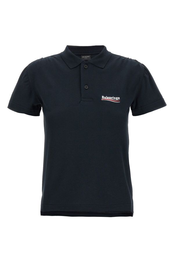  Balenciaga Logo Embroidery Polo Shirt 