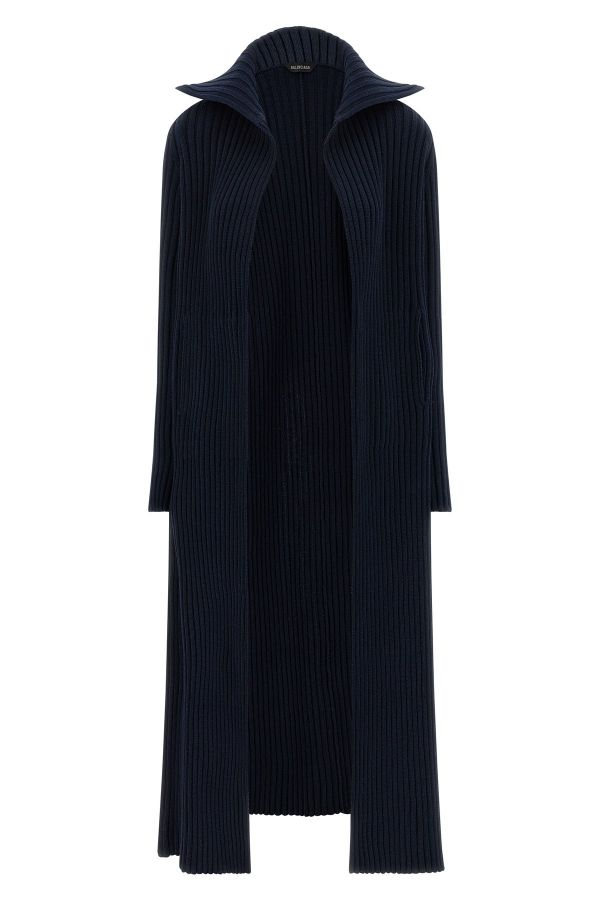  Balenciaga Ribbed Cardigan 