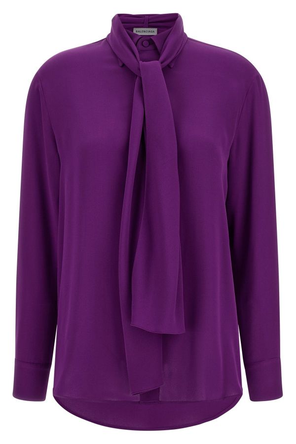  Balenciaga Shirt With Scarf 