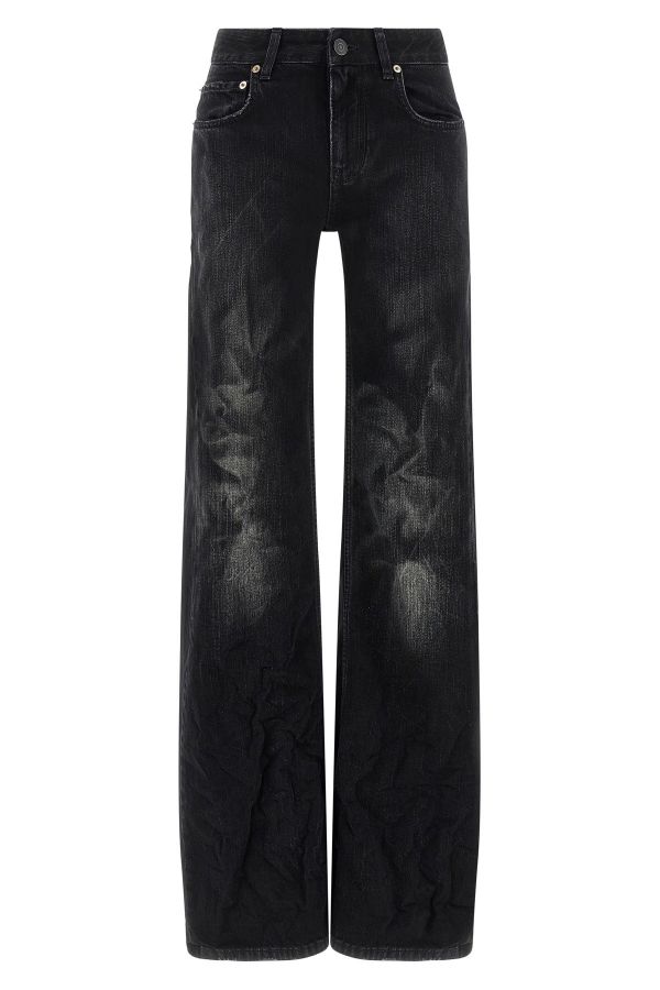  Balenciaga Wide Leg Jeans 