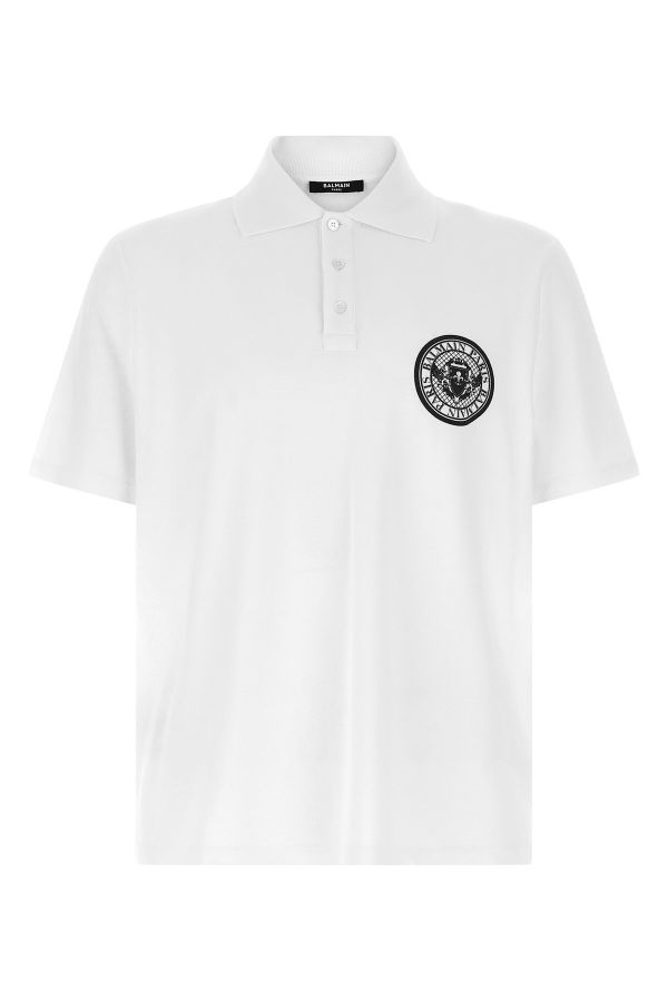  Balmain 'coin' Polo Shirt 