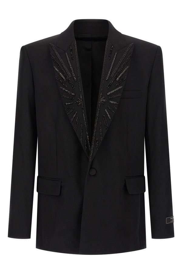  Balmain Crystal Blazer 