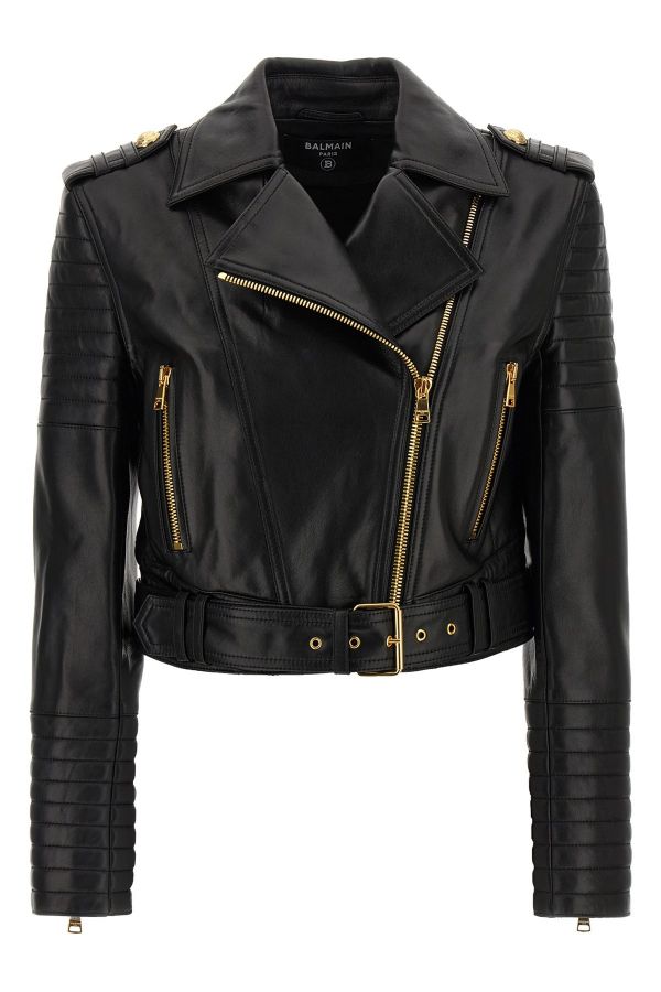  Balmain Leather Jacket 