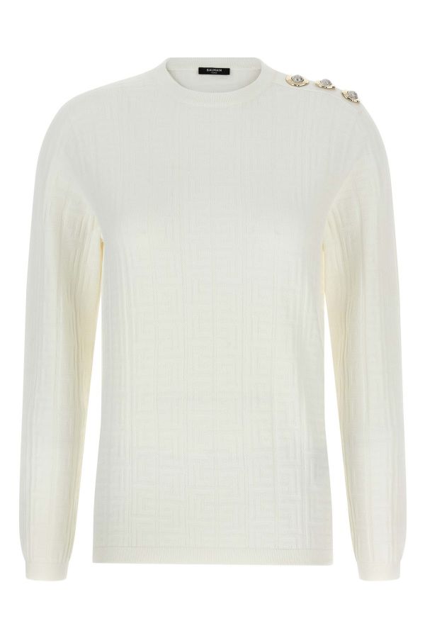  Balmain Maxi Shoulder Top 
