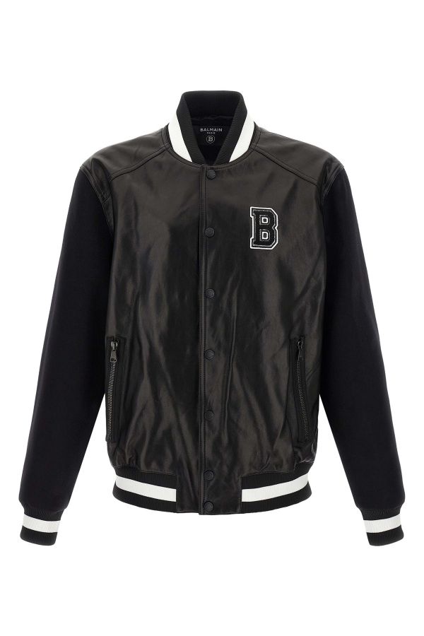  Balmain 'varsity' Bomber Jacket 