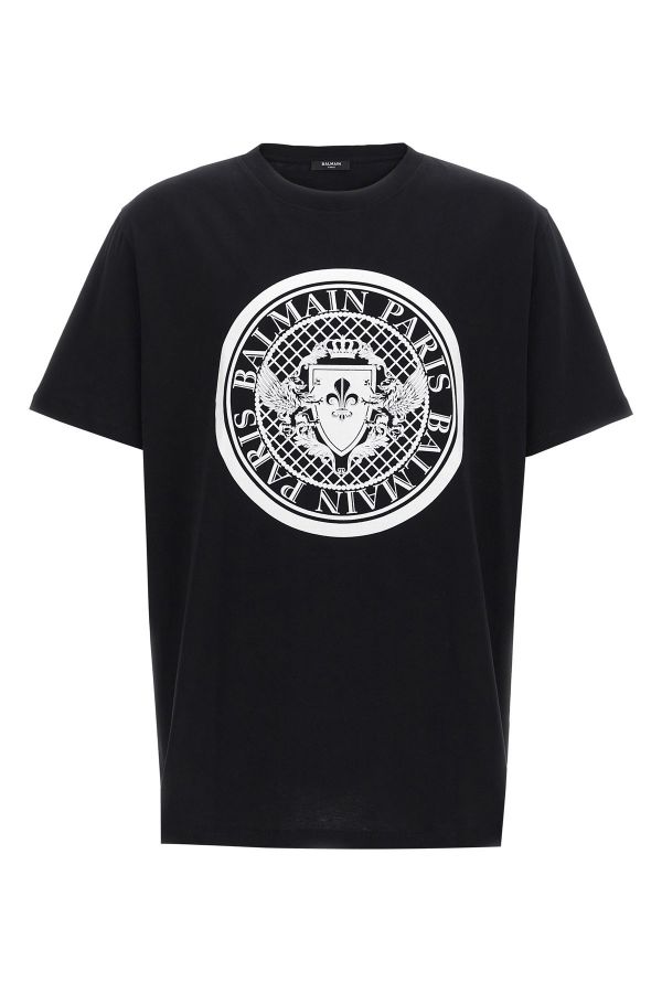  Balmain Velvet Logo T-shirt 