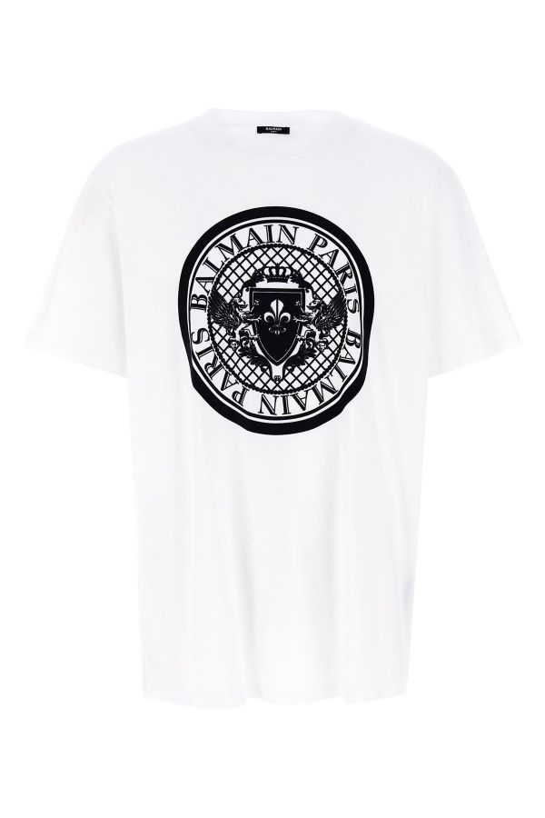  Balmain Velvet Logo T-shirt 