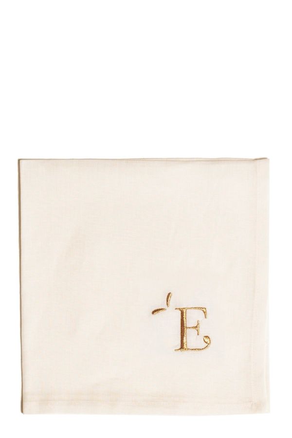  Bitossi 'e' Letter Napkin 