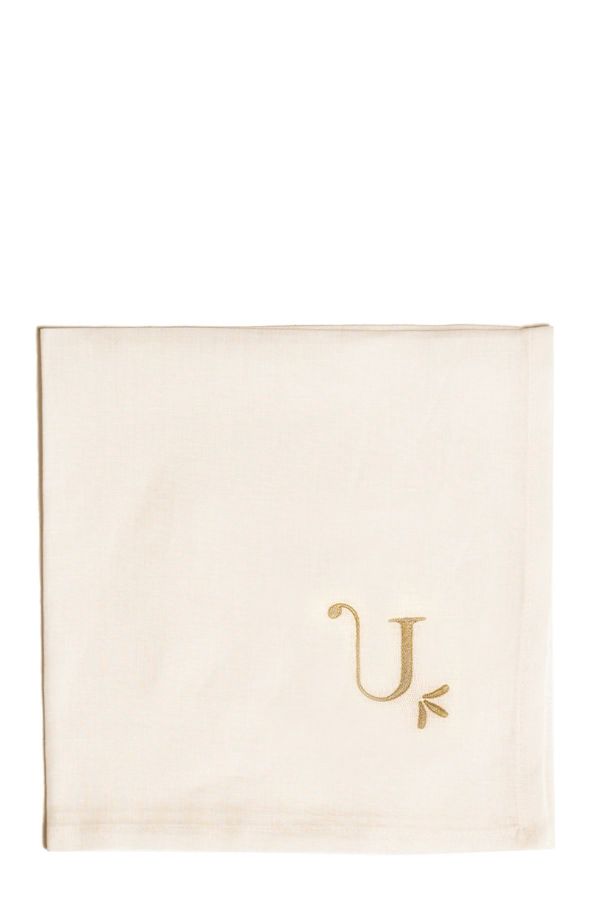  Bitossi Letter Napkin 'u' 