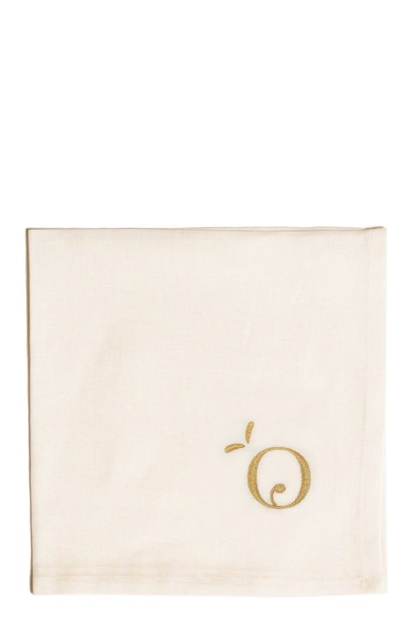  Bitossi 'o' Letter Napkin 