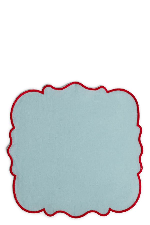 Bitossi Set Of 2 Napkins With Scalloped Edge 