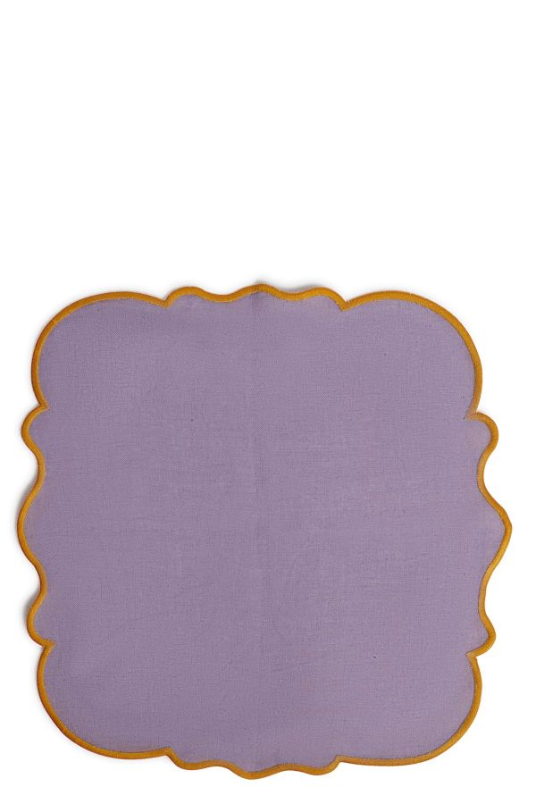  Bitossi Set Of 2 Napkins With Scalloped Edge 