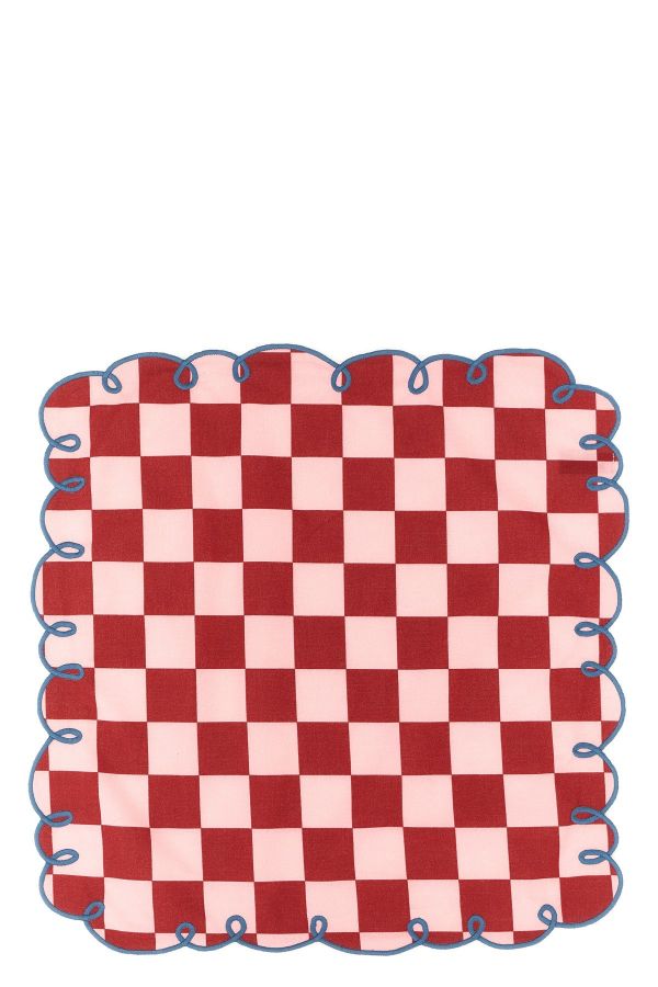  Bitossi Set Of 2 Napkins With Scalloped Edge 
