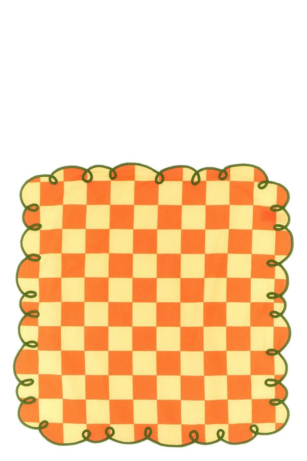  Bitossi Set Of 2 Napkins With Scalloped Edge 