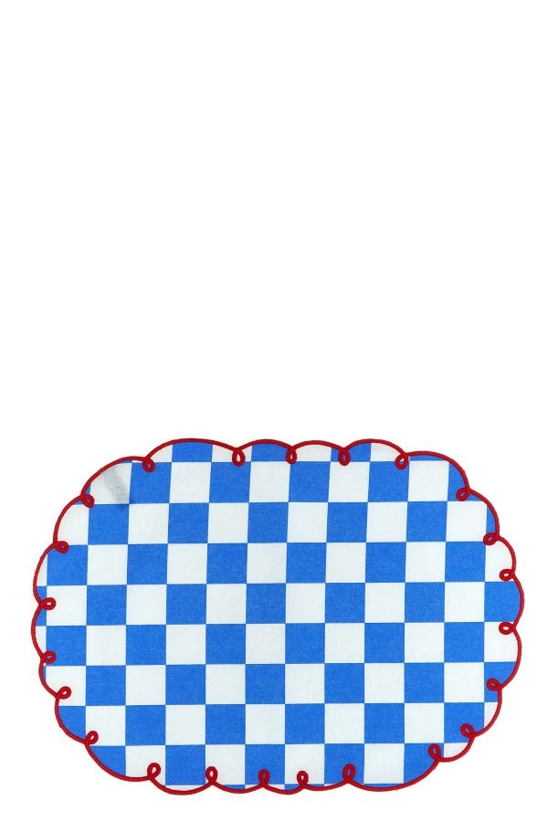  Bitossi Set Of 2 Placemats With Scalloped Edge 