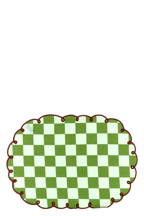  Bitossi Set Of 2 Placemats With Scalloped Edge 