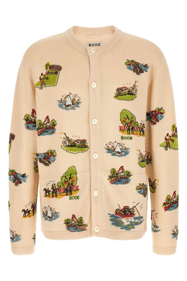  Bode 'beaded Camp' Cardigan 