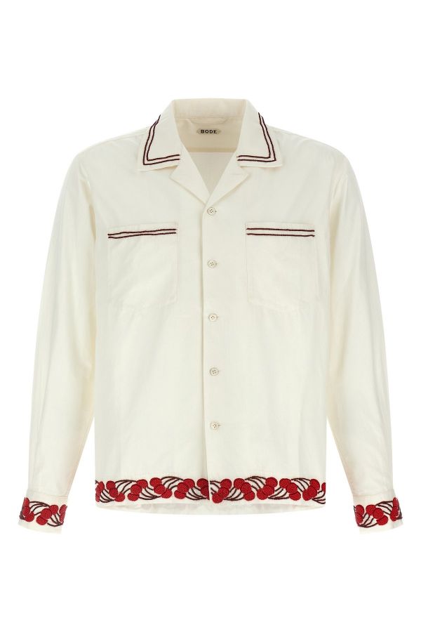  Bode 'cherry Lane Beaded' Shirt 