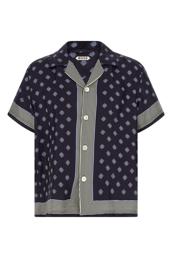  Bode 'foyer Diamond' Shirt 