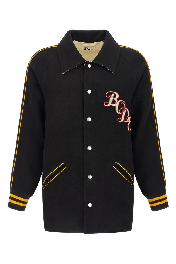 Bode 'monogram Snap' Reversible Jacket 