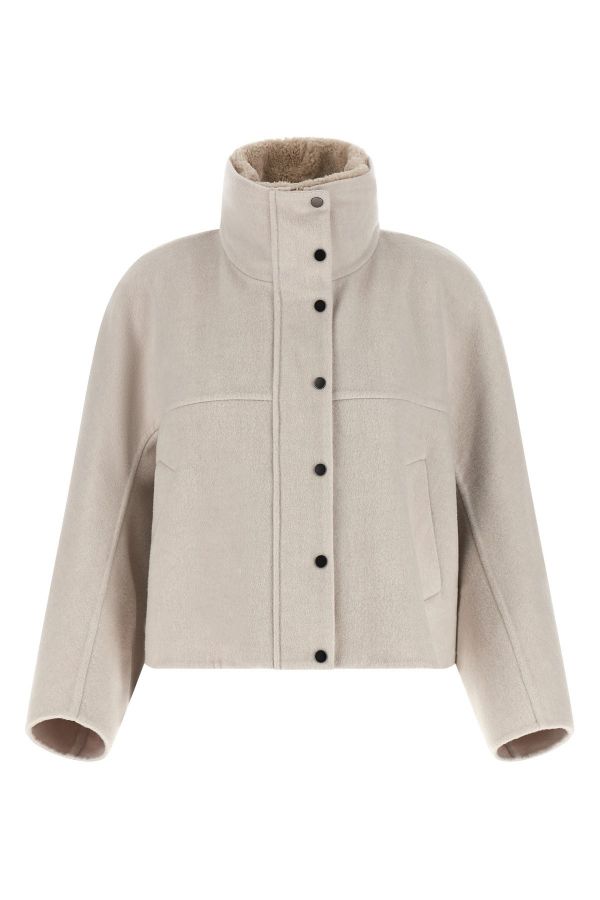  Brunello Cucinelli Cropped Coat 