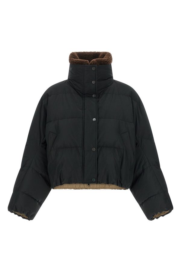  Brunello Cucinelli Cropped Down Jacket 
