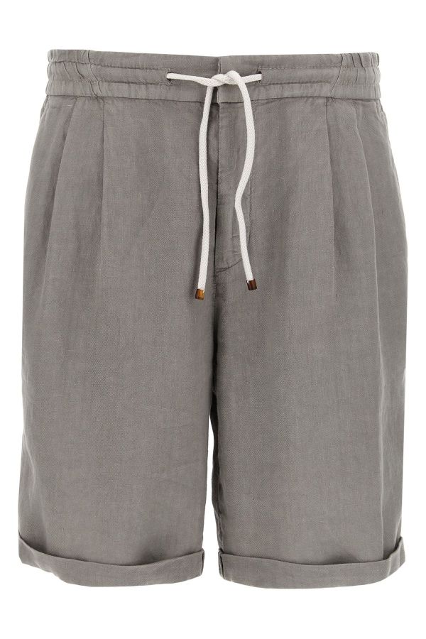  Brunello Cucinelli Linen Bermuda Shorts 
