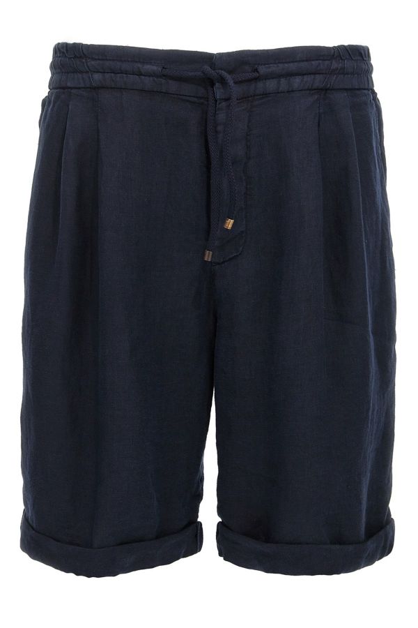  Brunello Cucinelli Linen Bermuda Shorts 