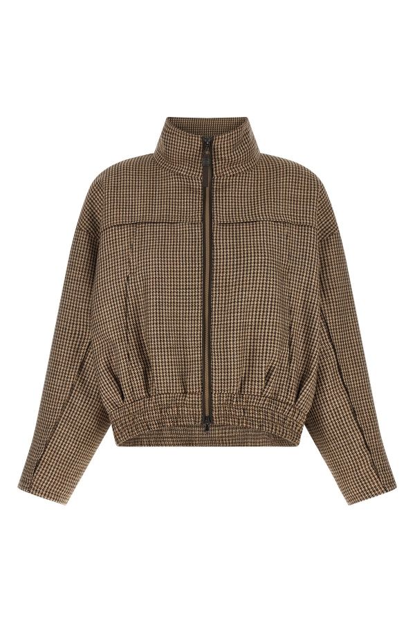  Brunello Cucinelli 'shiny Zipper Pull' Jacket 