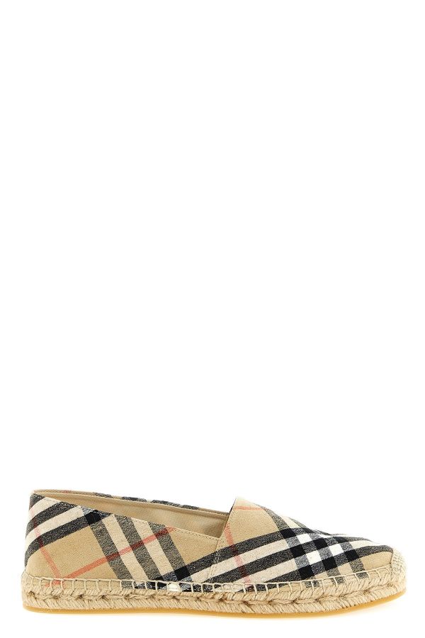  Burberry Check Espadrilles 