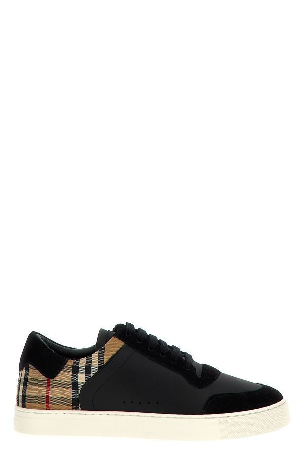  Burberry Check Insert Sneakers 