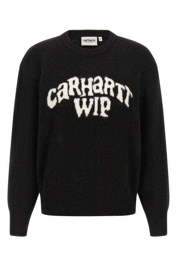  Carhartt Wip Logo Intarsia Sweater 