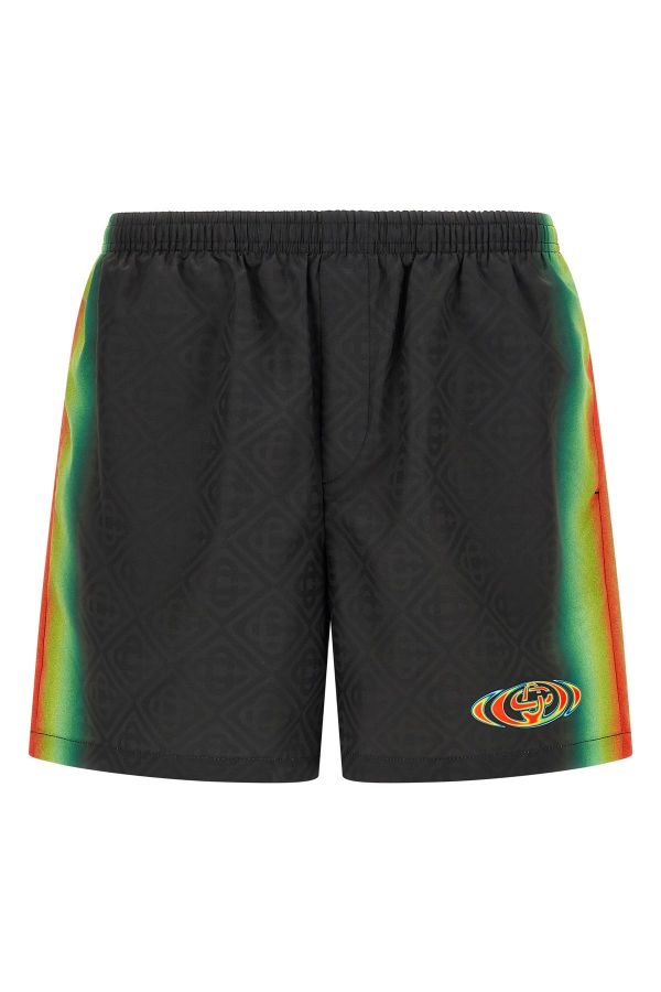  Casablanca Jacquard Logo Swimsuit 