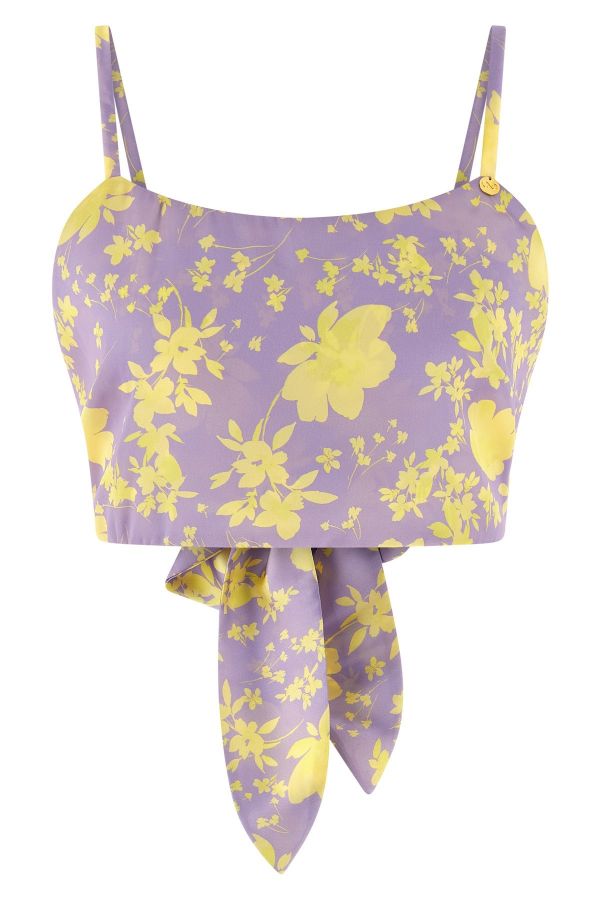  Catalina Floral Crop Top 