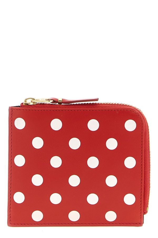  Comme Des Garçons Wallet Polka Dots Printed Wallet 