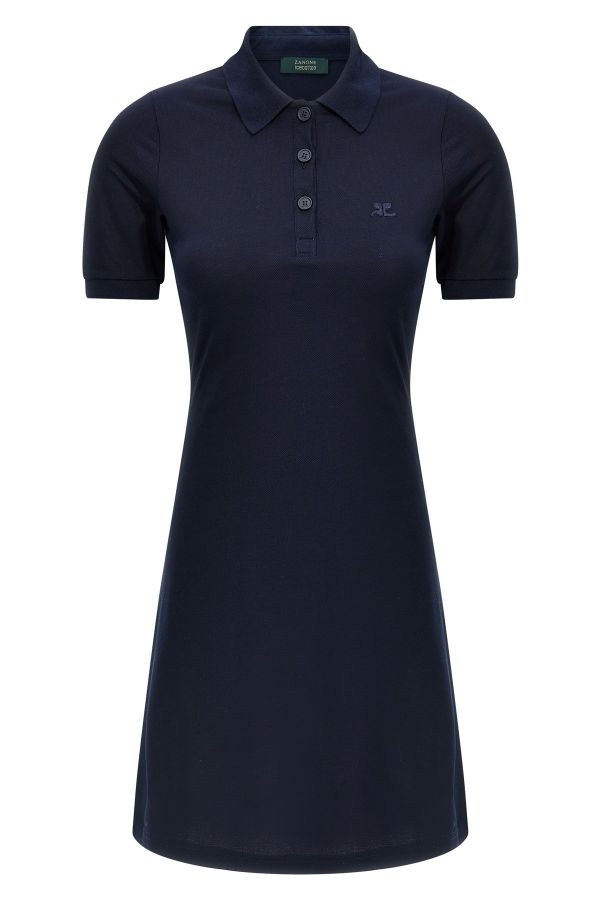  Courreges Piqué Polo Dress 