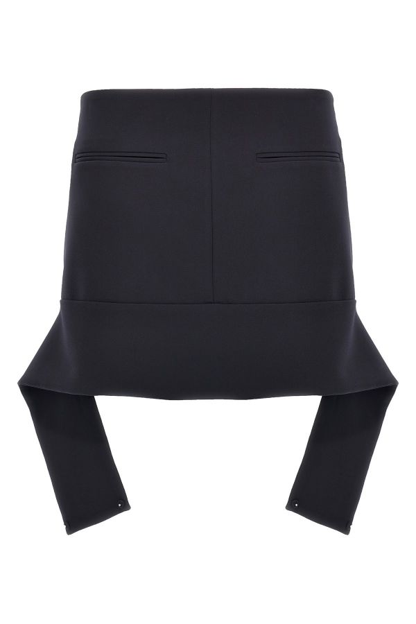  Courreges 'reversed Belt Mini' Skirt 