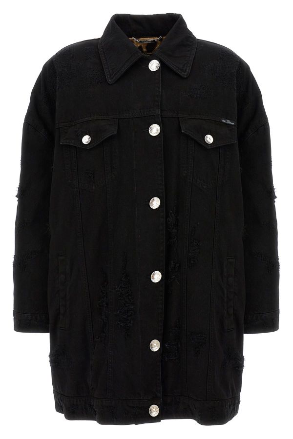  Dolce & Gabbana Denim Long Jacket 